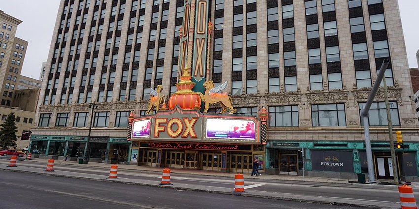 The beautifully decorated Fox Theatre to enjoy a classic holiday performance in Detroit.