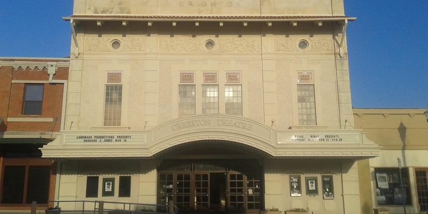 Things to do in Conroe include visiting the historic Crighton Theatre for a live performance