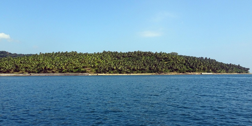 Scenic view of Chidiya Tapu in Andaman, known for sunset views, one of the best places to visit in Andaman in april.