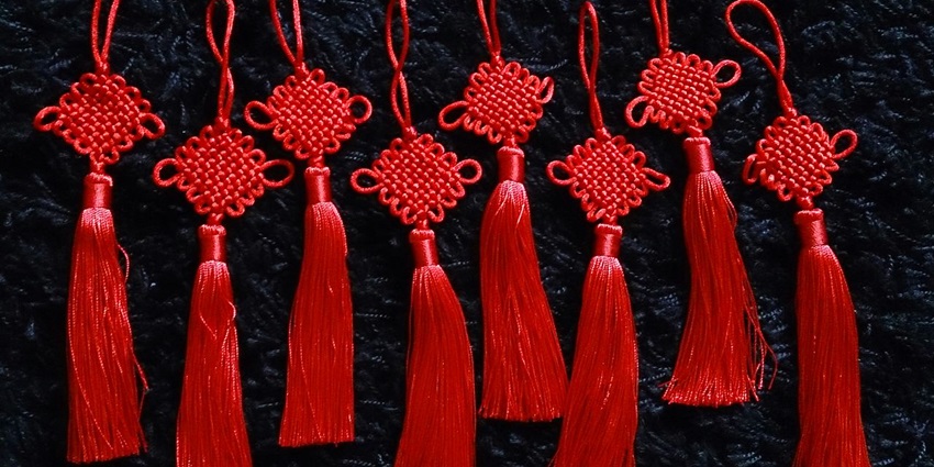 Decorate with traditional Chinese knot wall art symbolising good fortune and cultural heritage, among the best things to buy in Shanghai, China.