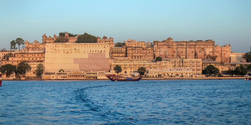 City Place, with intricate architecture, is one of the places to visit in Udaipur in March.
