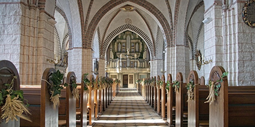The Hanging Church in Coptic Cairo, one of the historical places in Cairo.