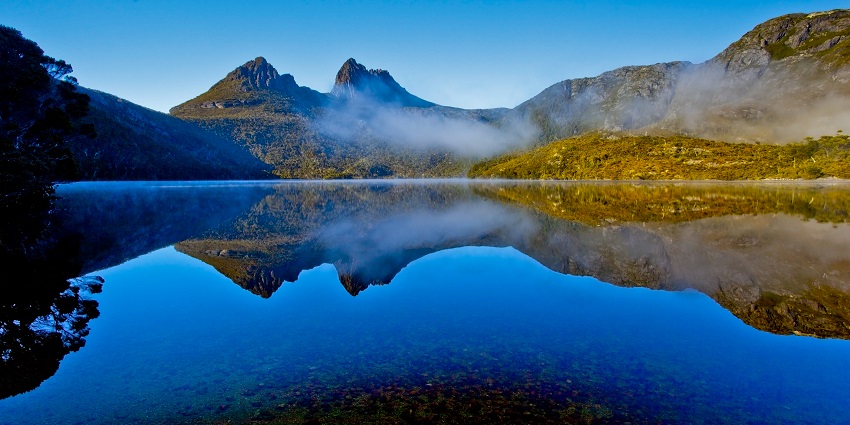 Hike through alpine landscapes and glacial lakes in this iconic Tasmanian wilderness, among the best things to do in Tasmania.