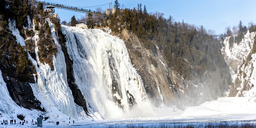 things to do in Quebec Canada include visiting Montmorency Falls, a majestic natural wonder taller than Niagara Falls.