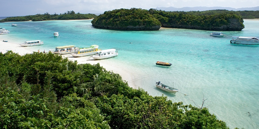 Ishigaki Bay’s vibrant reefs are a top draw for travellers exploring islands in Japan.
