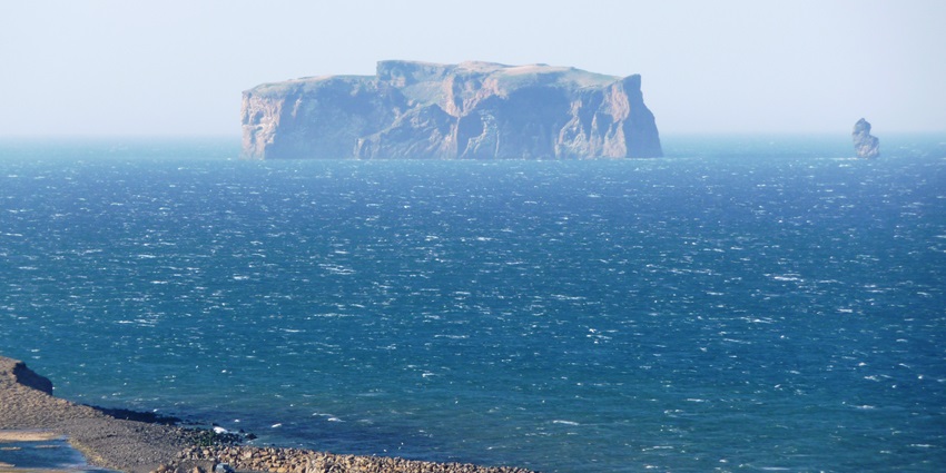 Spot seabirds while hiking up the dramatic cliffs of this uninhabited island - Drangey Island.