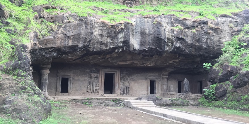 The historical Elephanta Caves is one of the best places to visit in Mumbai in April