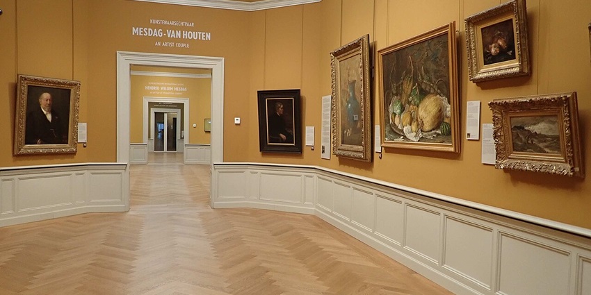 Things to do in The Hague, Netherlands, include immersing yourself in a 360-degree painting of Scheveningen to life.