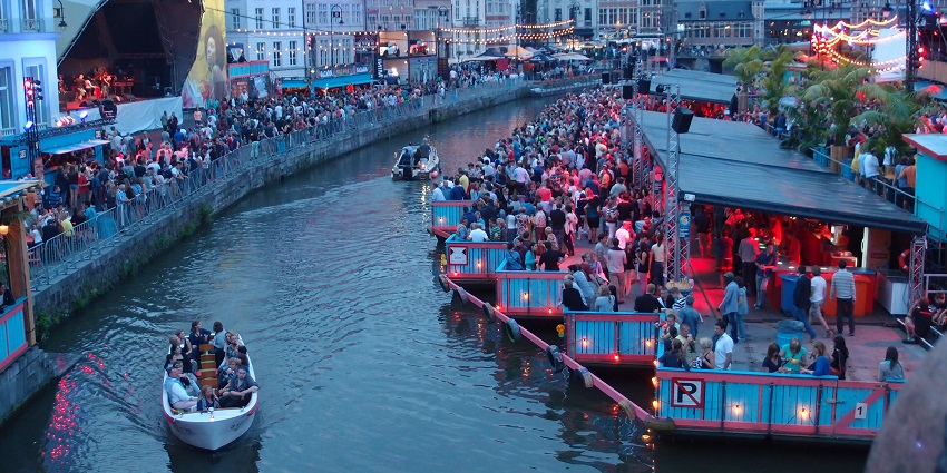 Join in the lively Ghent Festivities, a cultural event celebrating music and street performances.