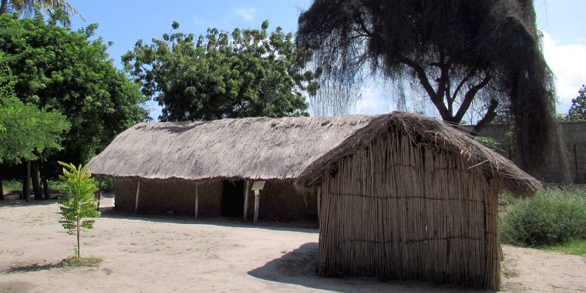 Traditional thatched huts surrounded by greenery at the Village Museum, showcasing cultural things to do in Dar es Salaam
