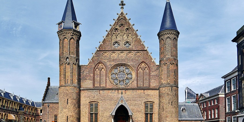 Walk through the historic political heart of the Netherlands, filled with Gothic-style buildings and courtyards.