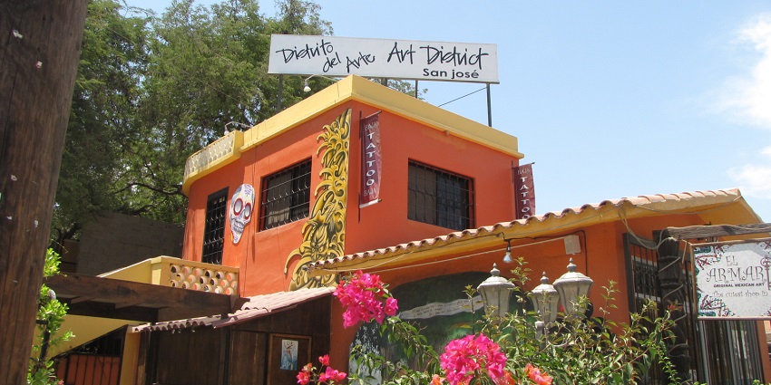 Things to do in Cabo include strolling charming streets lined with galleries, murals, and artisan shops.