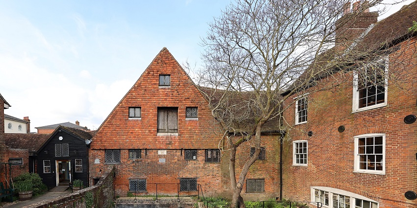 Exploring the working watermill, learning about traditional flour milling on the River Itchen, one of the best things to do in Winchester.