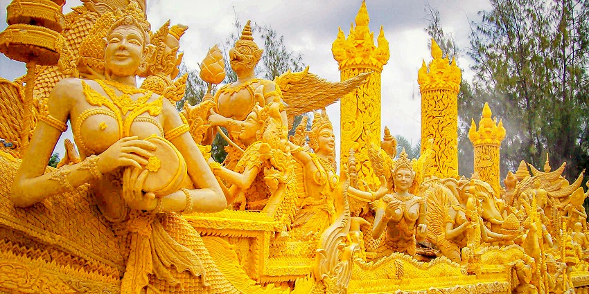 The Candle Festival in Korat is among the most beautiful celebrations in Thailand.
