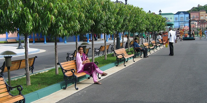 Sprawling film production complex with movie sets and studios central to Bollywood filmmaking.
