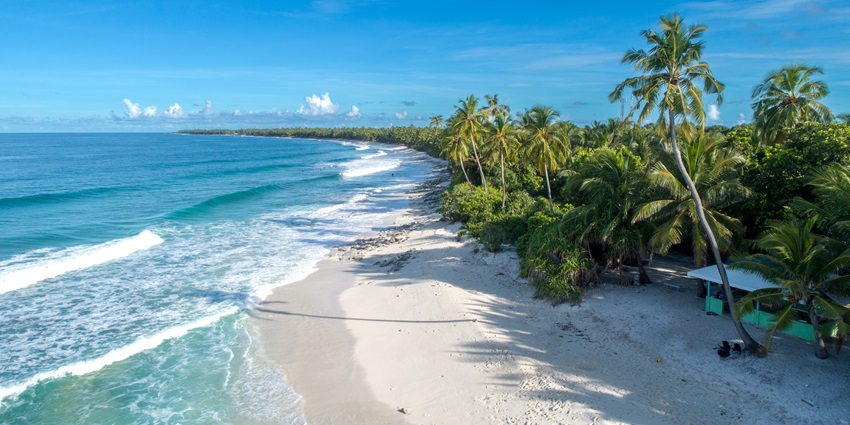 Fuvahmulah beach is on the list of the best places to visit in the Maldives in March