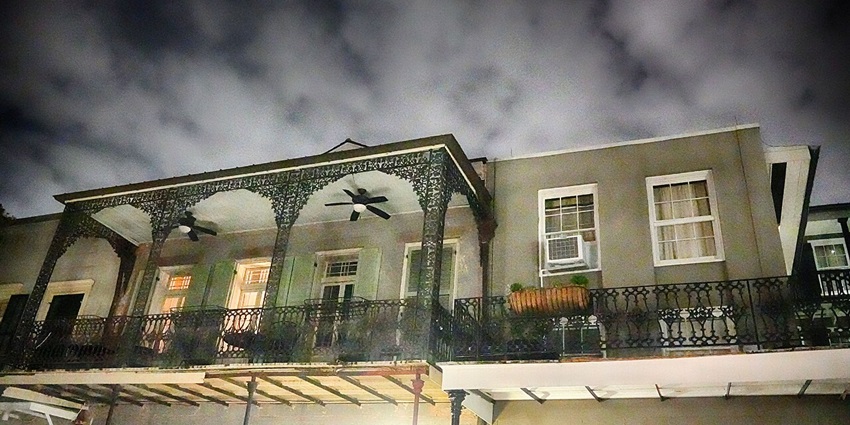 Things to do in New Orleans in October include a ghost walk through haunted alleyways.