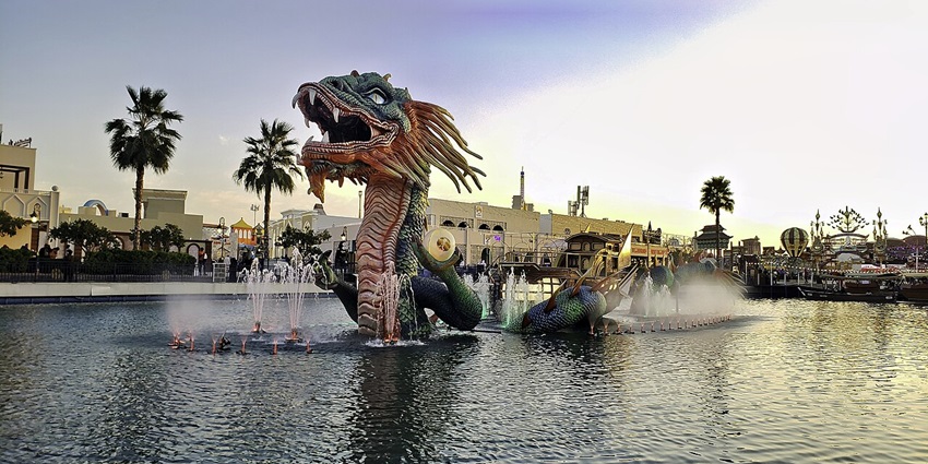 The Global Village is one of the most scenic places to visit in Dubai in October