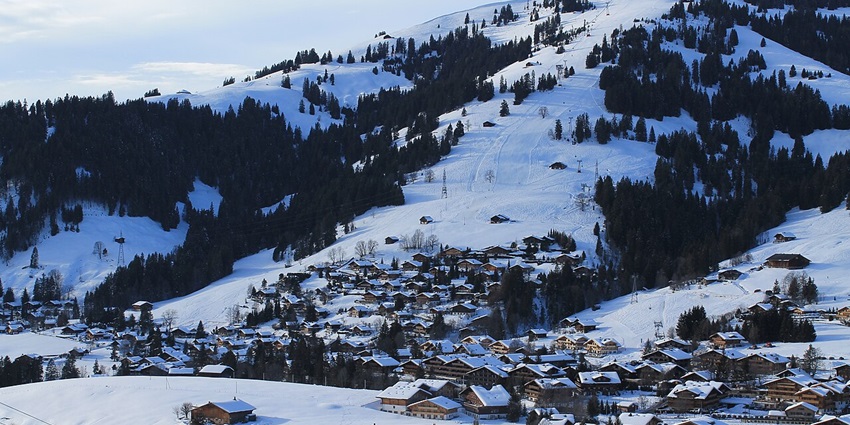Enjoy breathtaking trails for hiking and biking in the alpine terrain surrounding Gstaad, Switzerland.