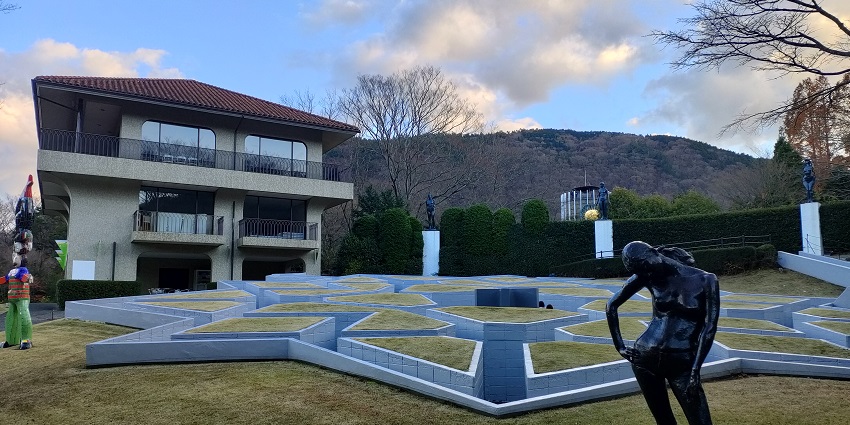 Things to do in Hakone include discovering contemporary art sculptures set in landscaped gardens.