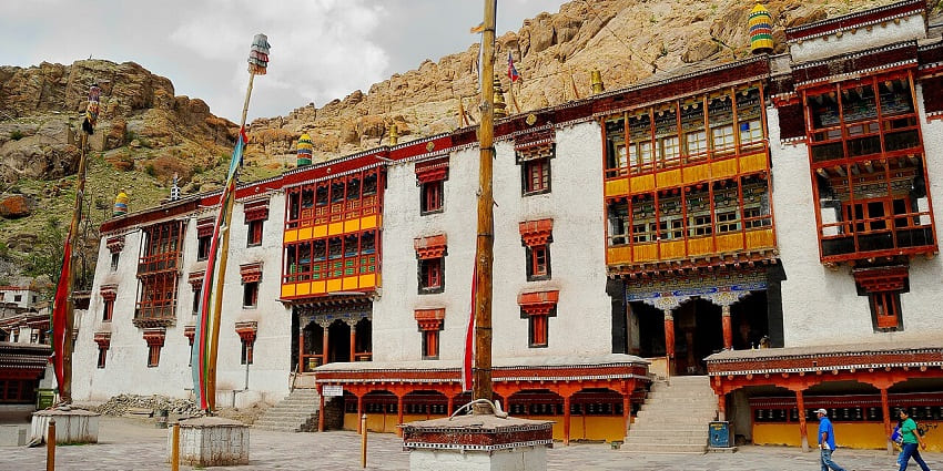 The vast Hemis Monastery complex is one of the best places to visit in Ladakh in March.