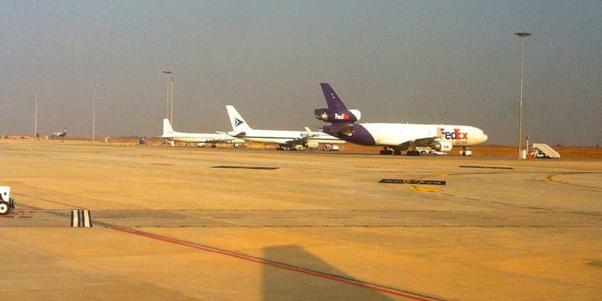 An image of the Pune International Airport, which is the nearest airport to Kenjalgad fort