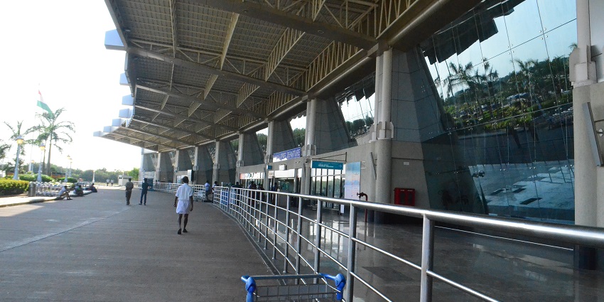 An image showing Madurai International Airport, a major travel hub connecting Madurai to other cities.