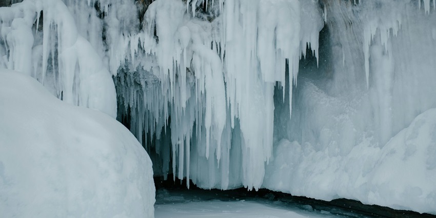 An image of the ice cave in Chile, one of the most stunning hidden places in the world