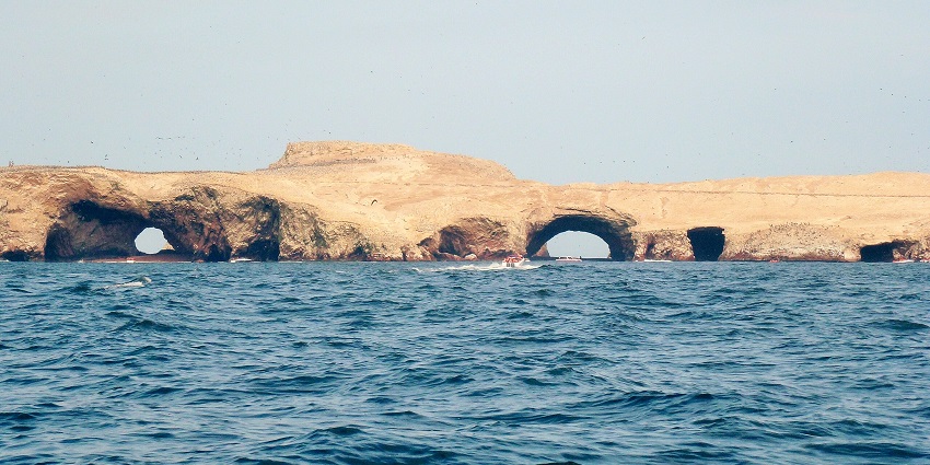 Rocky coastal islets teeming with sea lions and birds near Paracas, among the best islands in Peru