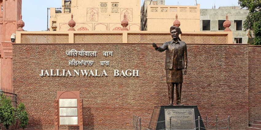 Historic memorial site with sombre ambiance and bullet-marked walls, among the best places to visit in Punjab in November.
