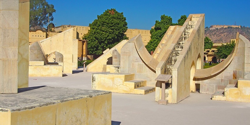 Jantar Mantar, an observatory, is one of the best places to visit in Jaipur in May.
