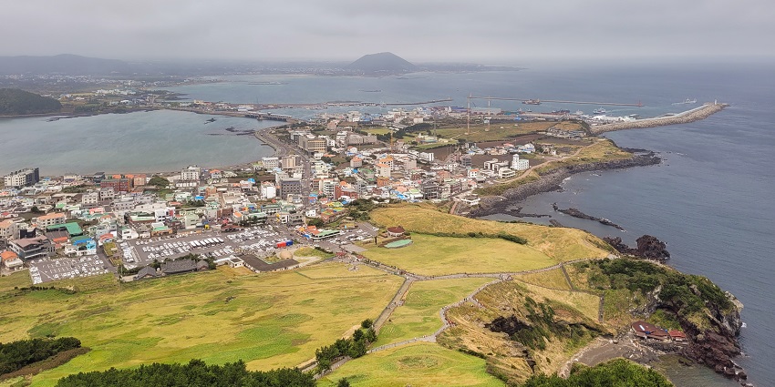 Volcanic landscapes, waterfalls, and tangerine orchards, one of the top islands in South Korea.