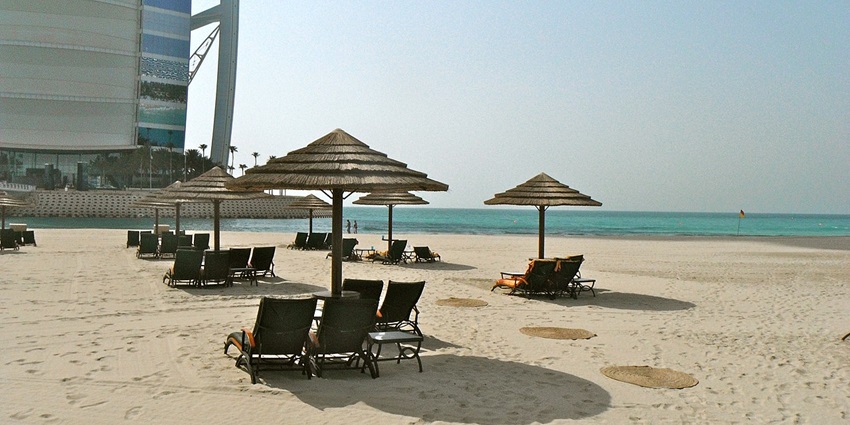 The Jumeirah Beach is one of the most scenic places to visit in Dubai in October