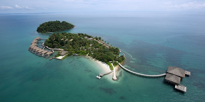 Luxurious view of Song Saa Private Island, a serene and exclusive retreat among the tropical islands in Cambodia.