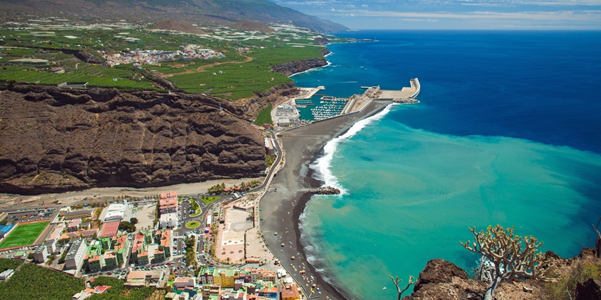 La Palma a rugged mountain terrain, among the best islands in the Canary Islands.