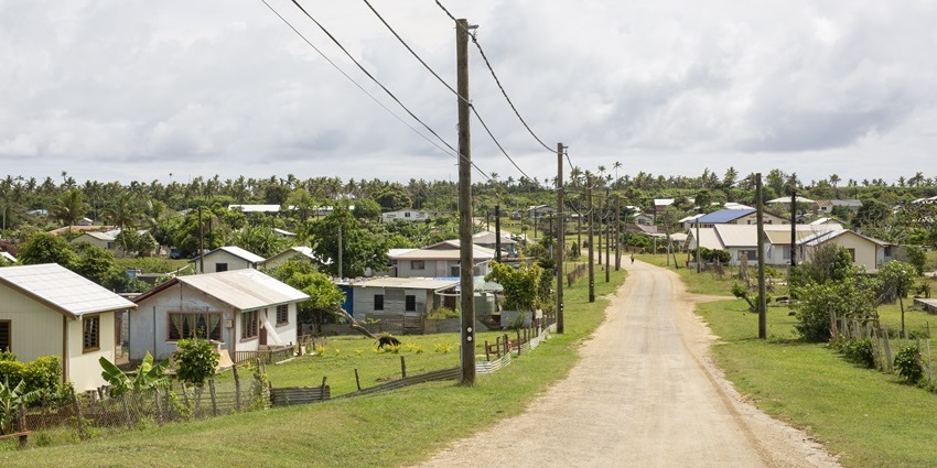 Relax on pristine Foa Island beaches, known for peace and palm trees in Tonga.