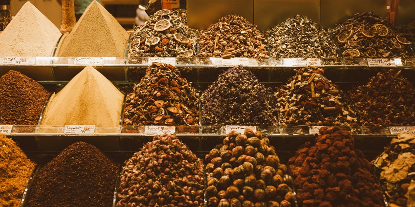 Take home fragrant organic Nepali tea and traditional spices like timur, cardamom, and turmeric.
