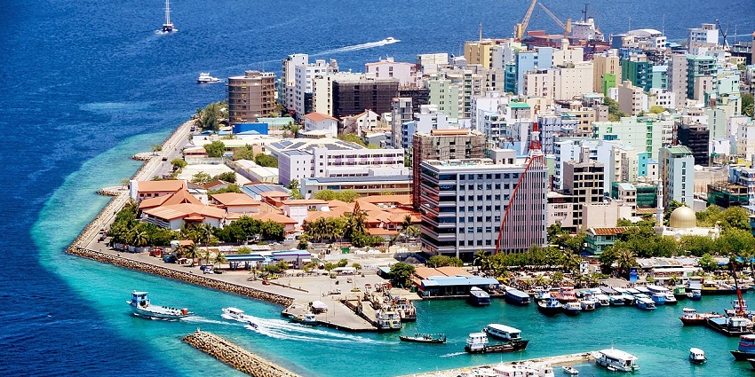 Discover the vibrant culture and beautiful beaches of Malé Island, the gateway to the Maldives’ luxurious paradise, among the best places in Maldives for honeymoon.