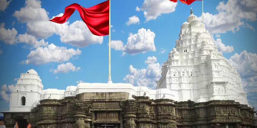 A notable place to visit near Dwarkadhish, the sculpted red sandstone temple.