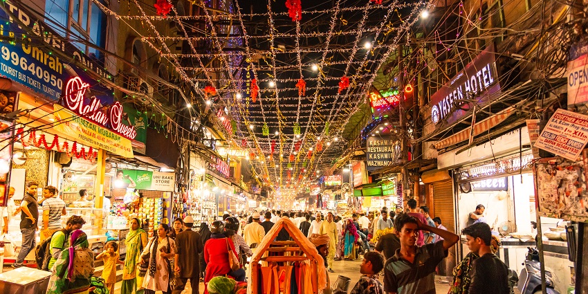 Which is the best market in Delhi? The Bustling Nai Sadak is one of them to explore.