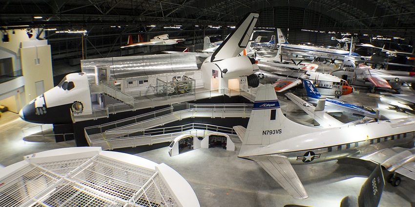 Inside the National Museum of the U.S. Air Force, a top historical place to visit in Ohio