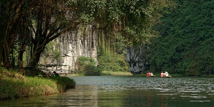 Ninh Binh is one of the most scenic places to visit in Vietnam in January to explore