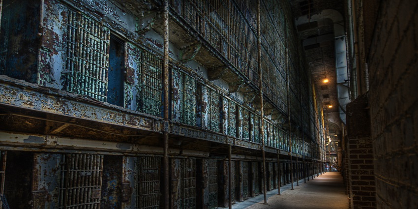 The Ohio State Reformatory’s stone facade, one of the historical Places to visit in Ohio
