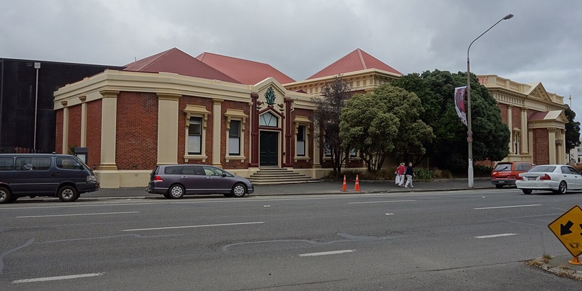 Exterior of Otago Settlers Museum, a top historical place in New Zealand to visit