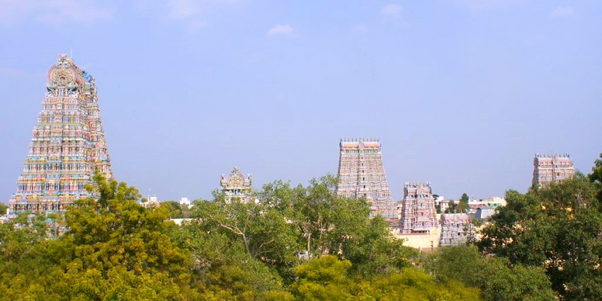 An image of Madurai, a famous tourist destination to visit in Tamil Nadu, India.