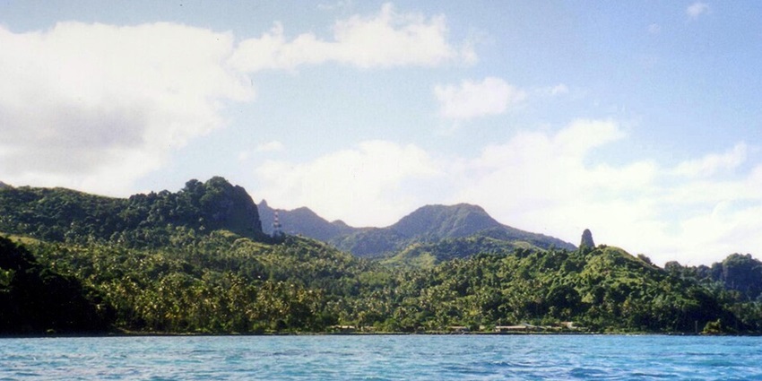 Colonial-era buildings and scenic harbour views, the historic town on Ovalau Island.
