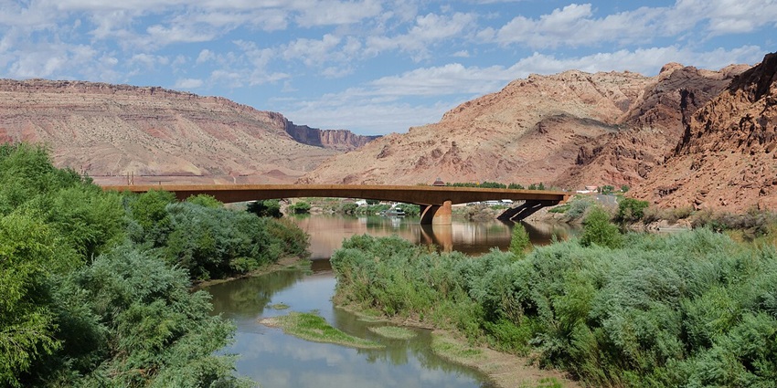 Things to do in Utah in summer include paddling through gentle rapids of the Colorado River.