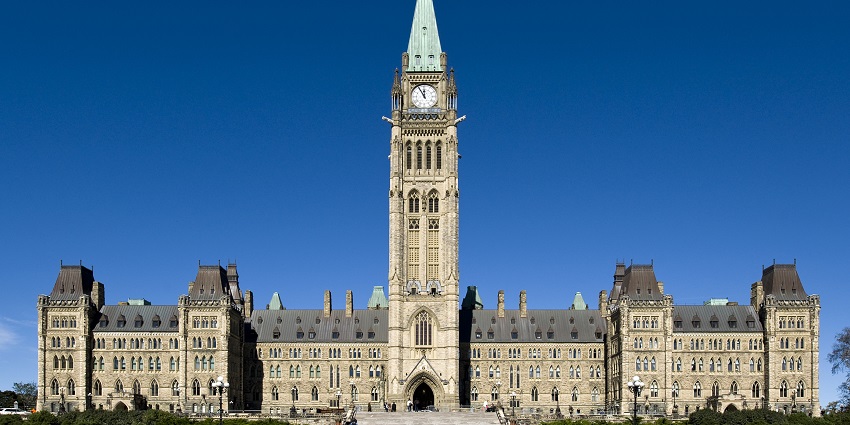 Parliament Hill in Ottawa, with the Canadian flag flying high, is the most popular historical places in Ontario