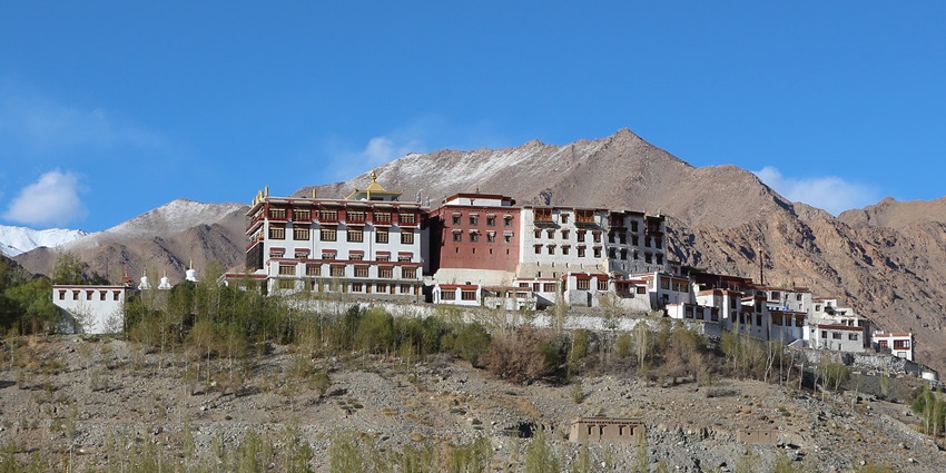 Phyang Monastery offers serenity among the best places to visit in Ladakh in May.