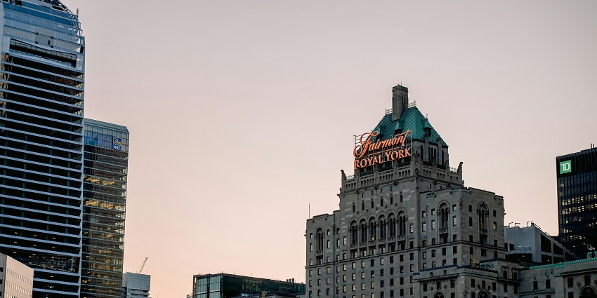 Budget and mid-range hotels in Toronto with basic amenities, showing is Toronto expensive to visit.